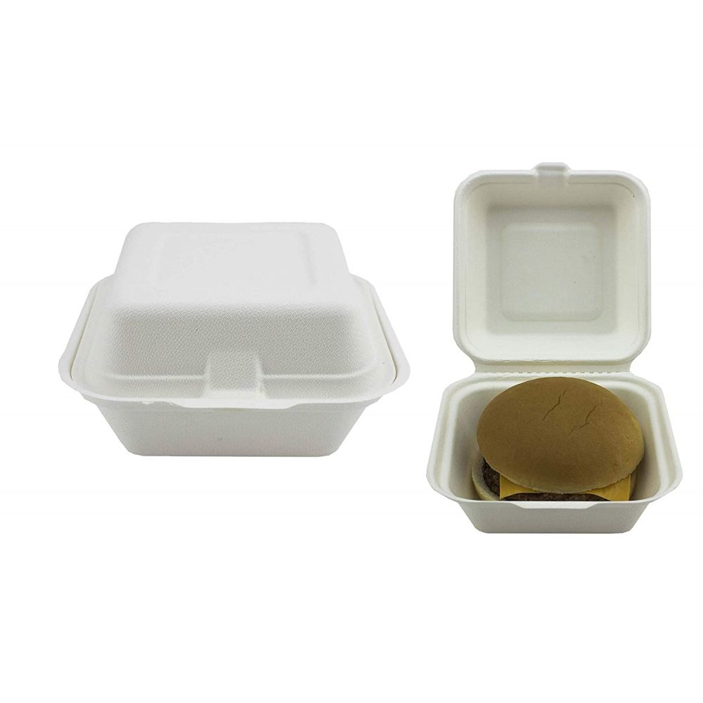 Set 125 Box Hamburger Biodegradable